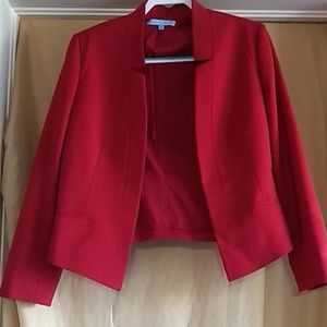 NWOT Antonio Melani Red Blazer Sz 12